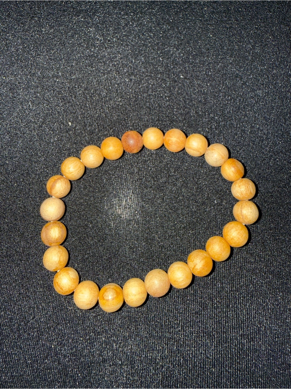 Palo Santo stretch bracelet & Tibetan green sandalwood diy bracelet